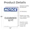Signmission Clearance 12 Ft, 12 in W x Rectangle, Vinyl Decal OS-2PACK-NS-D-1218-V-10663 - alternate 6